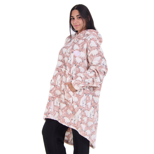 Snuggs Blanket Hoodie Cashmere Polar Bear